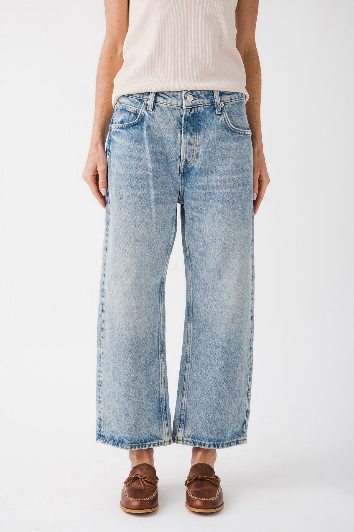 Free People Deep Trance Dropped Boyfriend Jeans