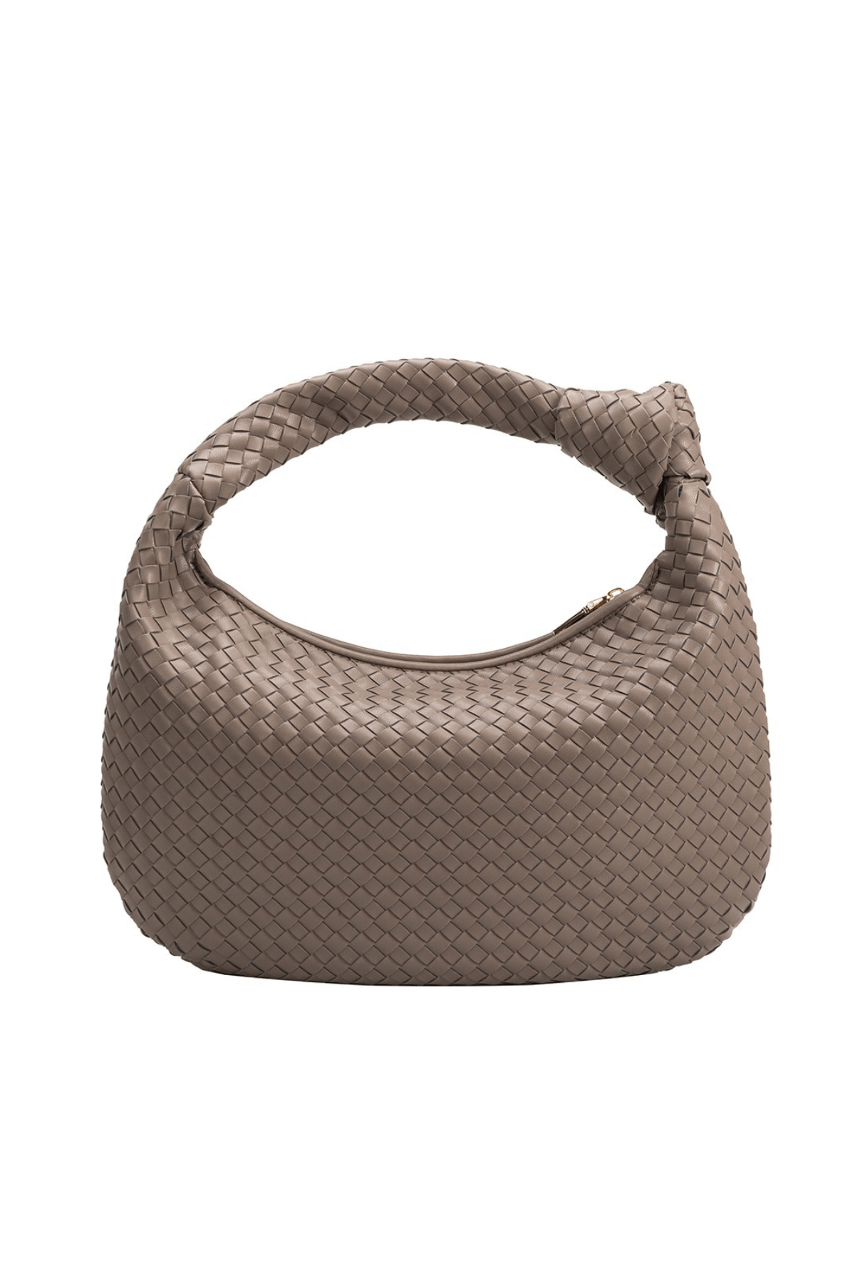 Melie Bianco Knotted Woven Vegan Leather Large Bag