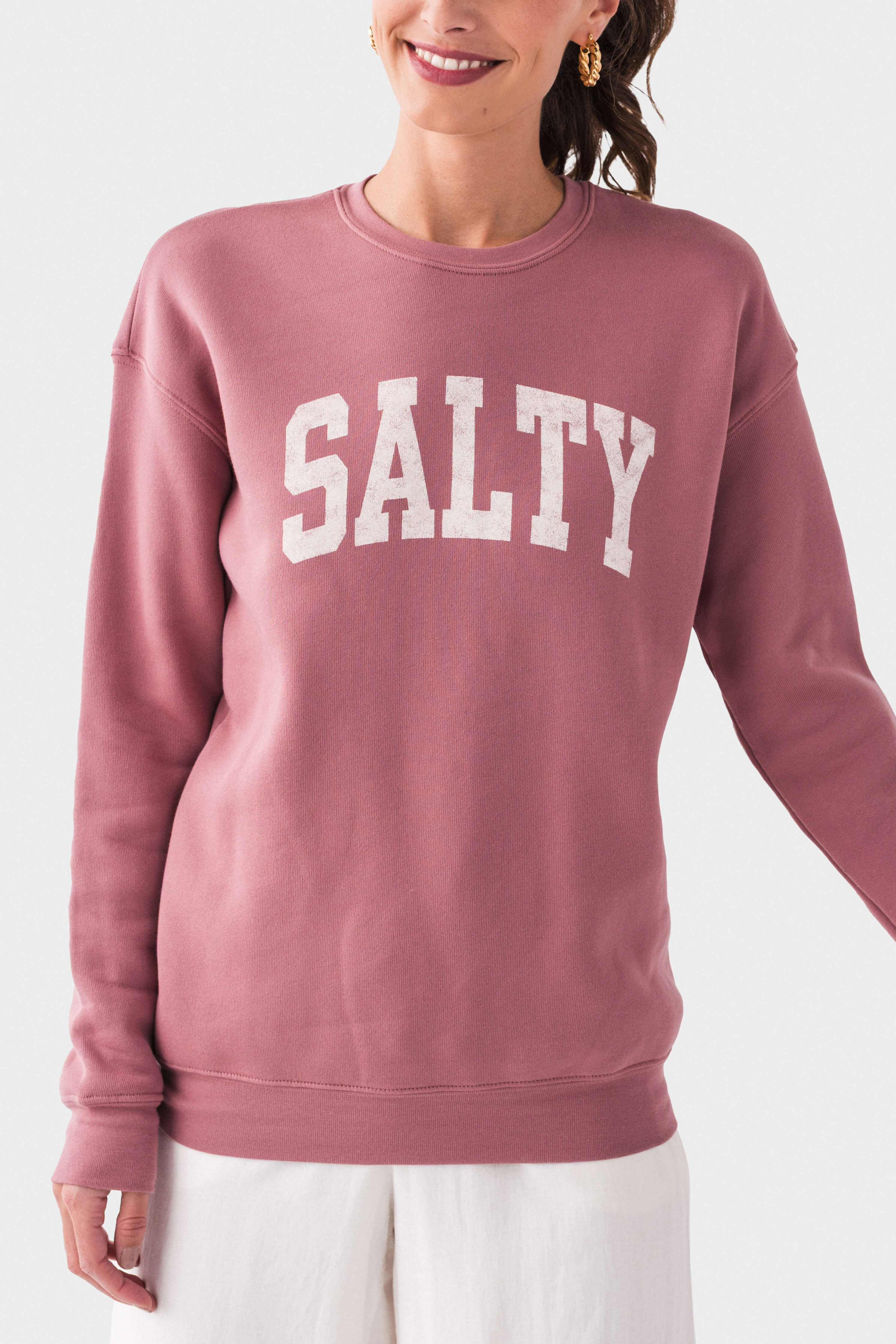 Oat Collection SALTY Graphic Sweatshirt