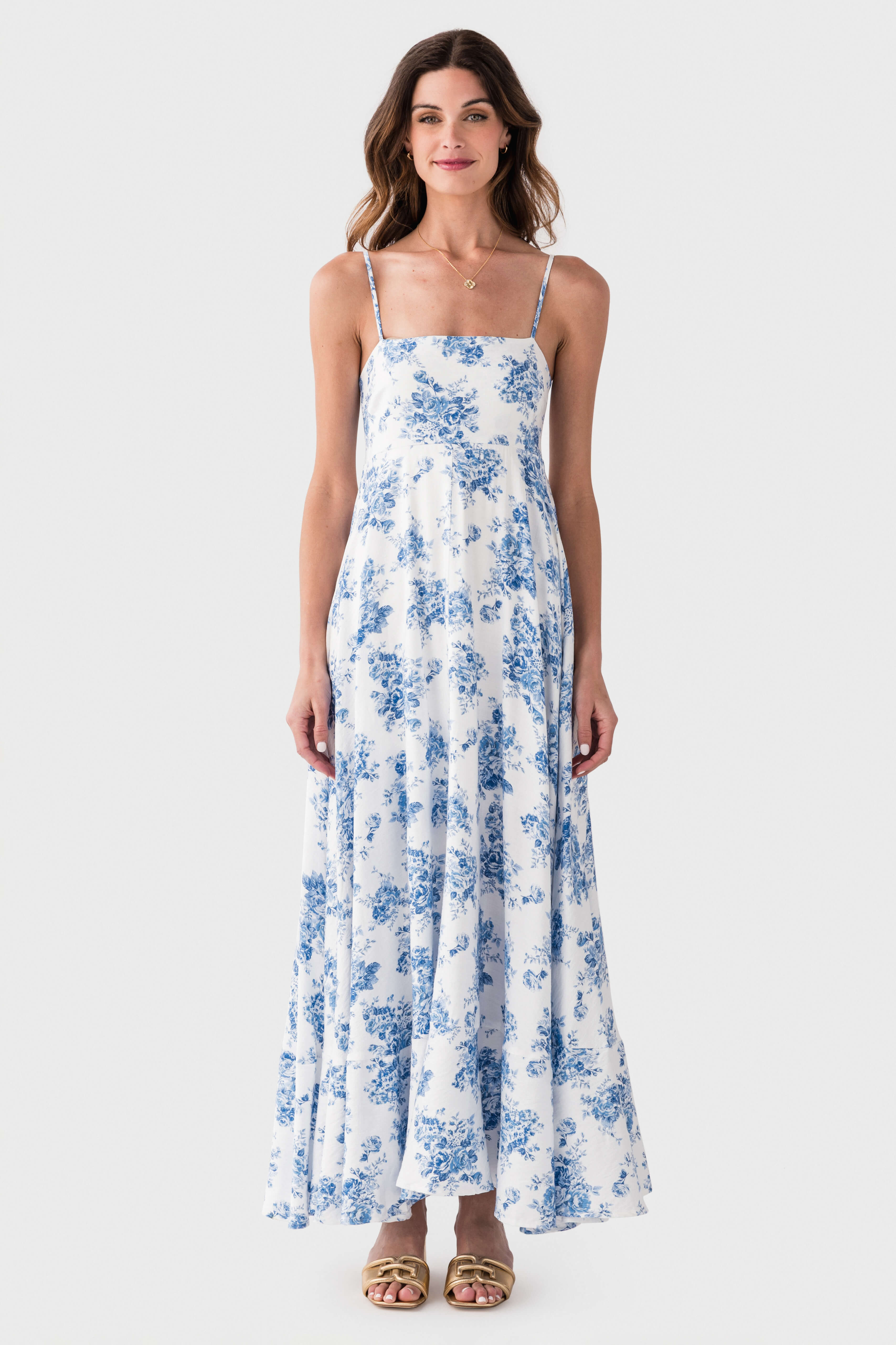 Olivaceous Melanie Floral Maxi Dress