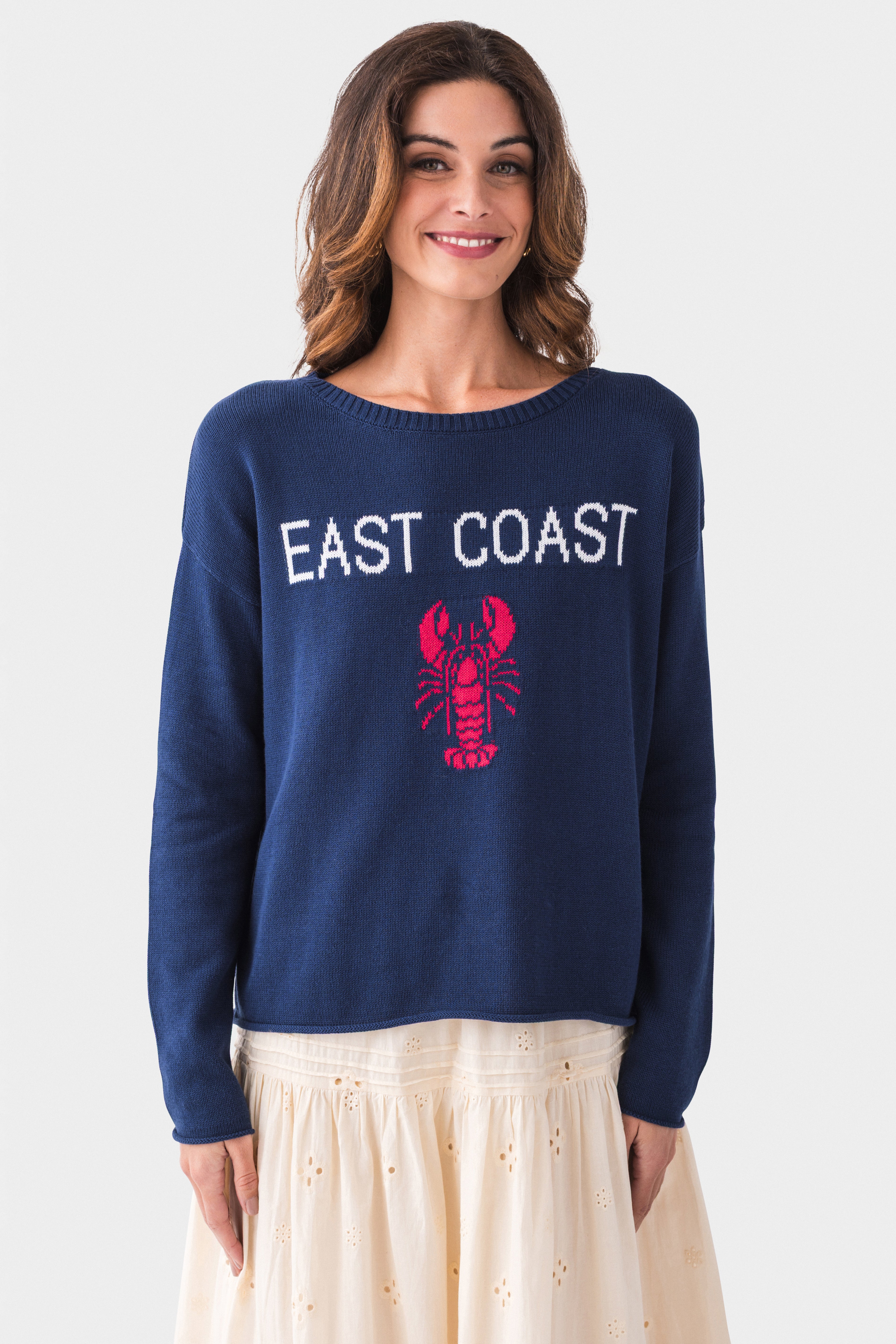 Pink Pineapple East Coast Lobster Sweater