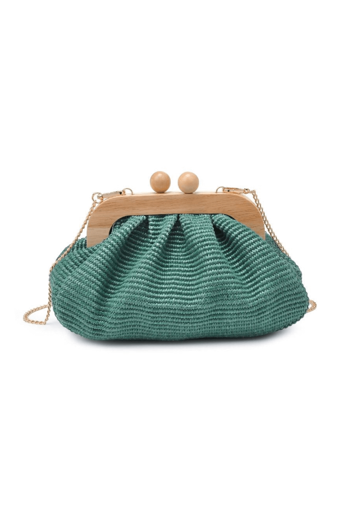 Moda Luxe Voguiesta Wooden Frame Clutch