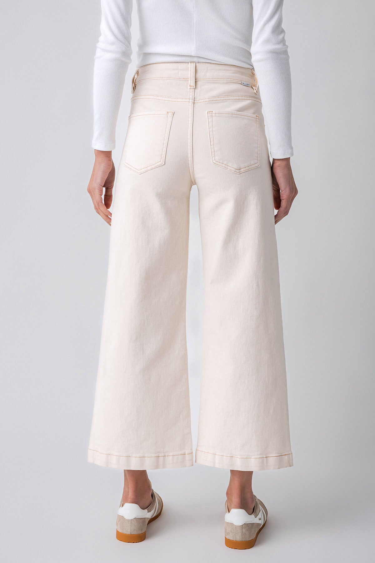 Risen Isla TC High Rise Adjustable WB Crop Wide Leg Pants