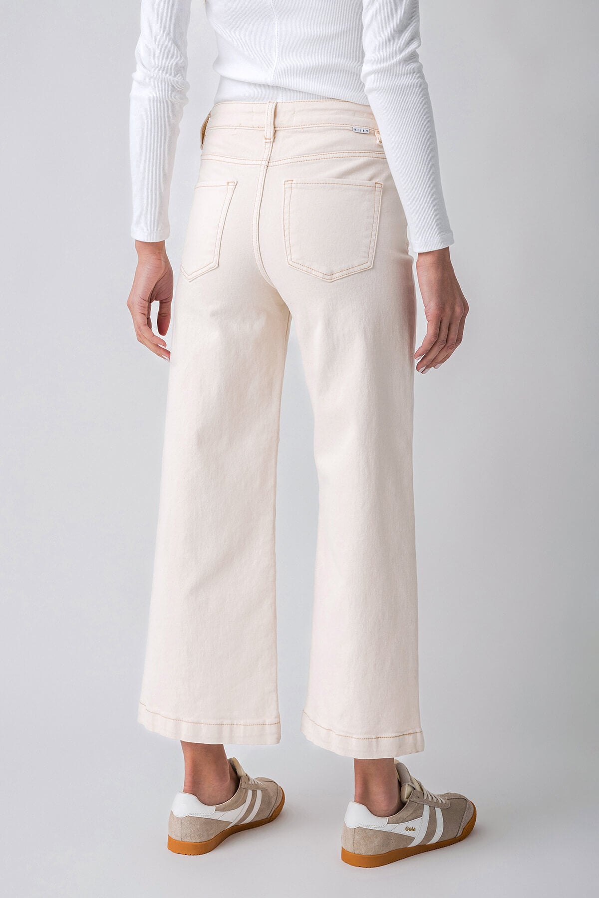 Risen Isla TC High Rise Adjustable WB Crop Wide Leg Pants