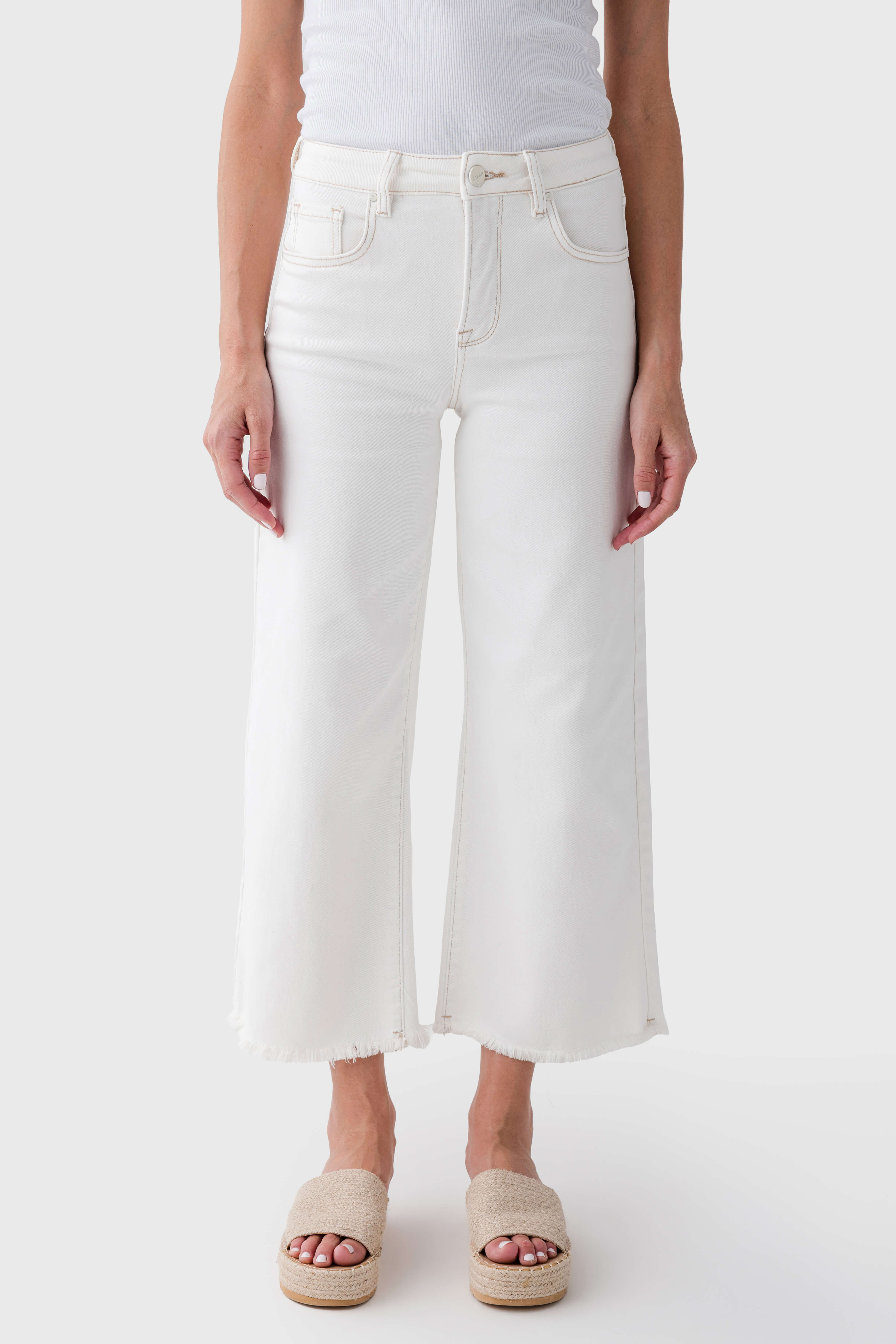 Risen Marlo Wide Leg Crop Jeans