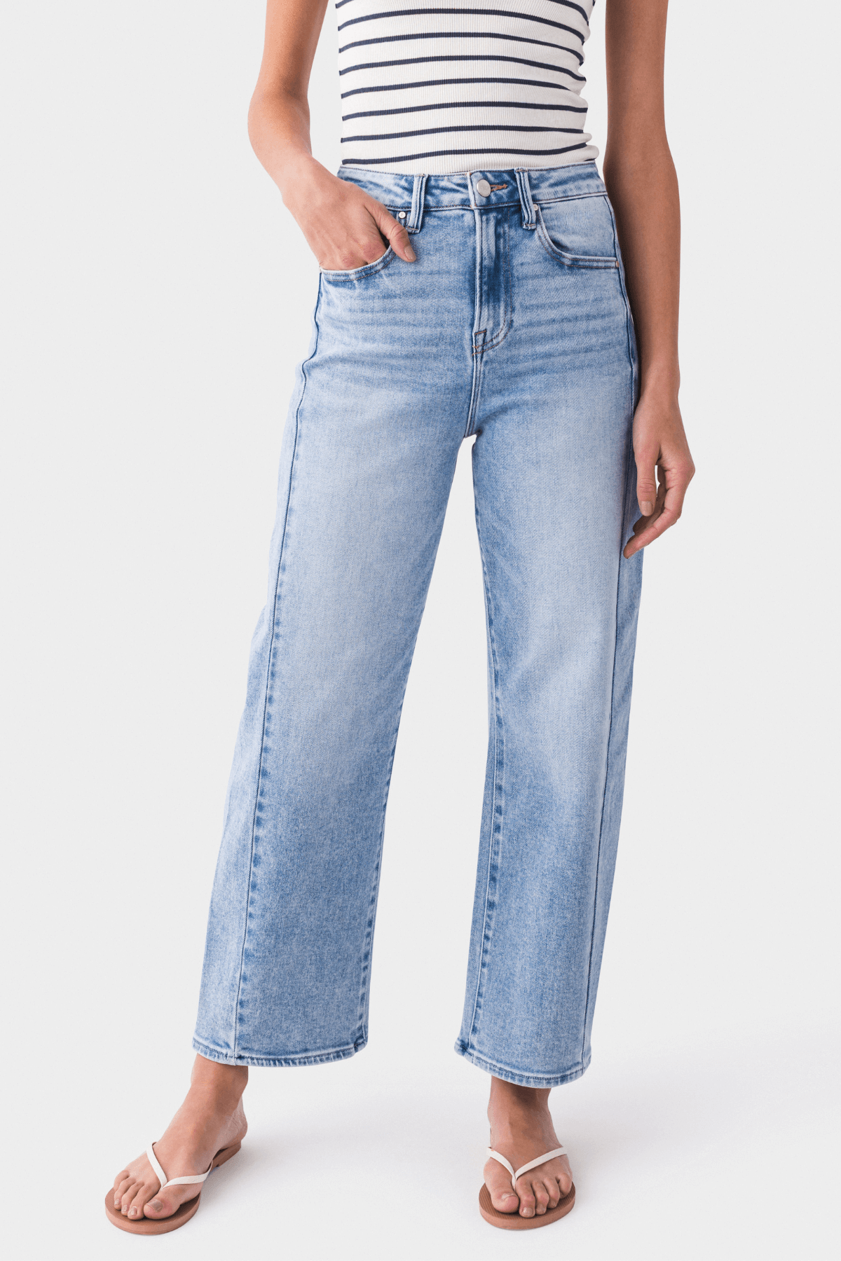 Risen Wren High Rise Barrel Jeans