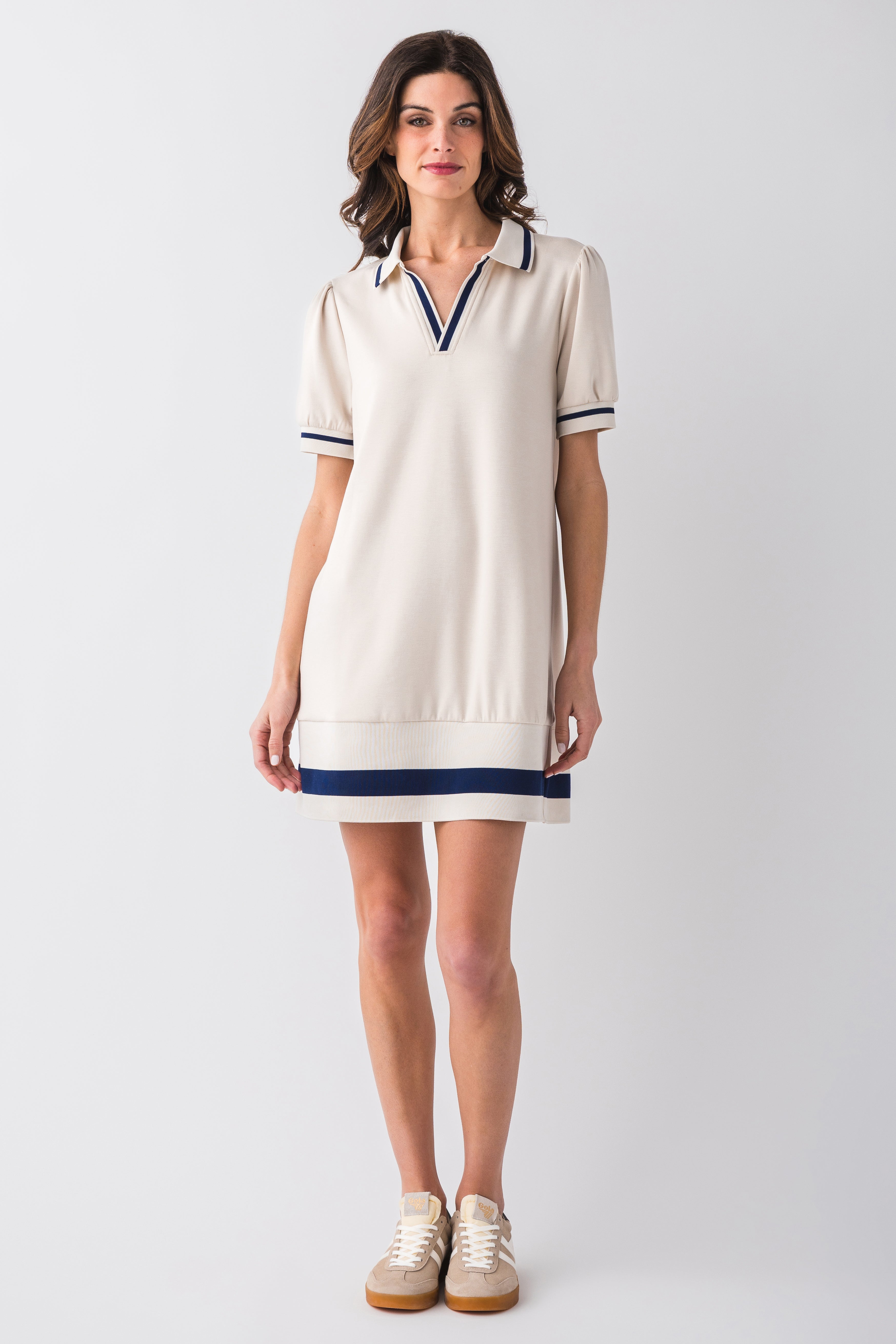 Style U Polo ColorBlock Dress