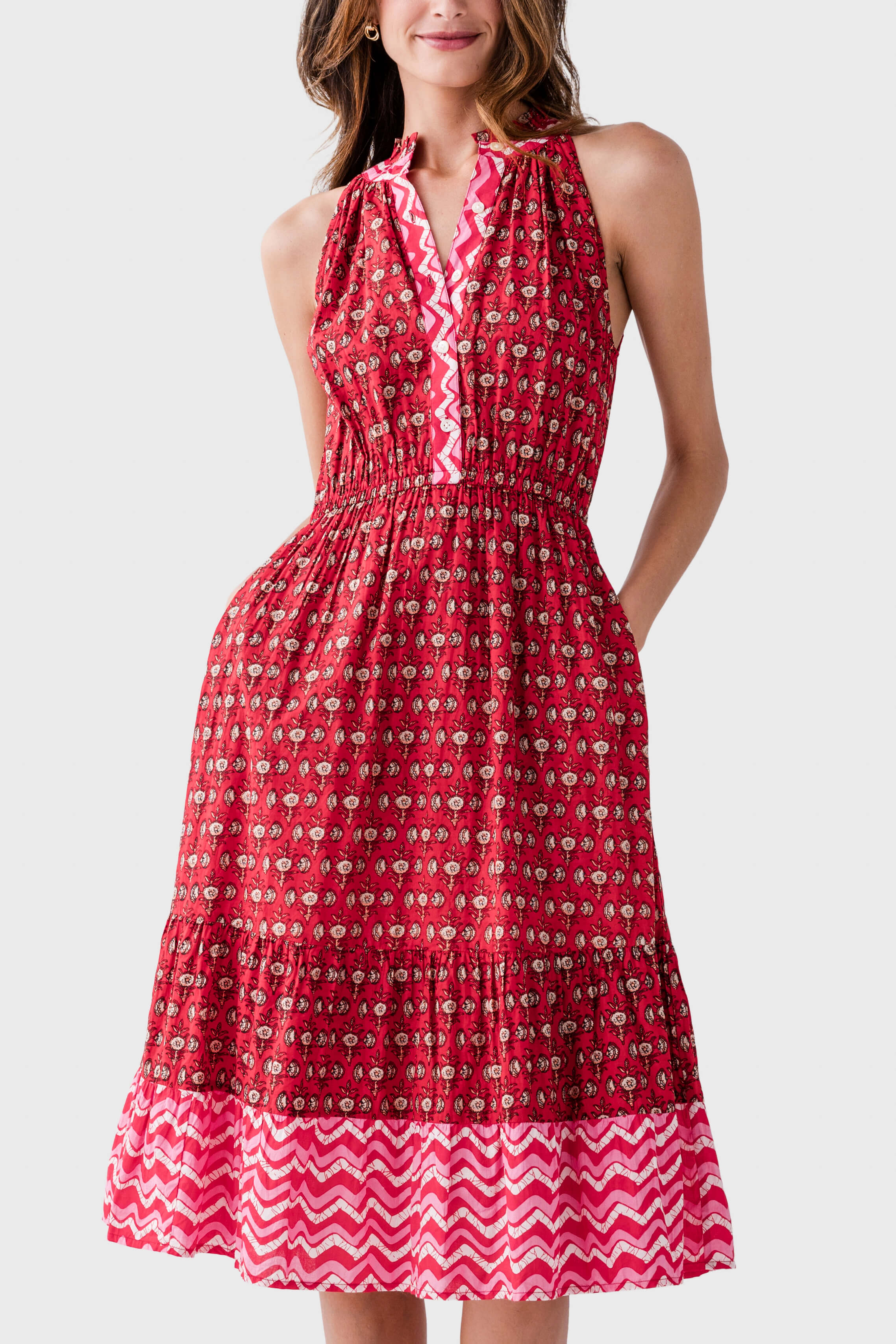 THML Halter Midi Dress