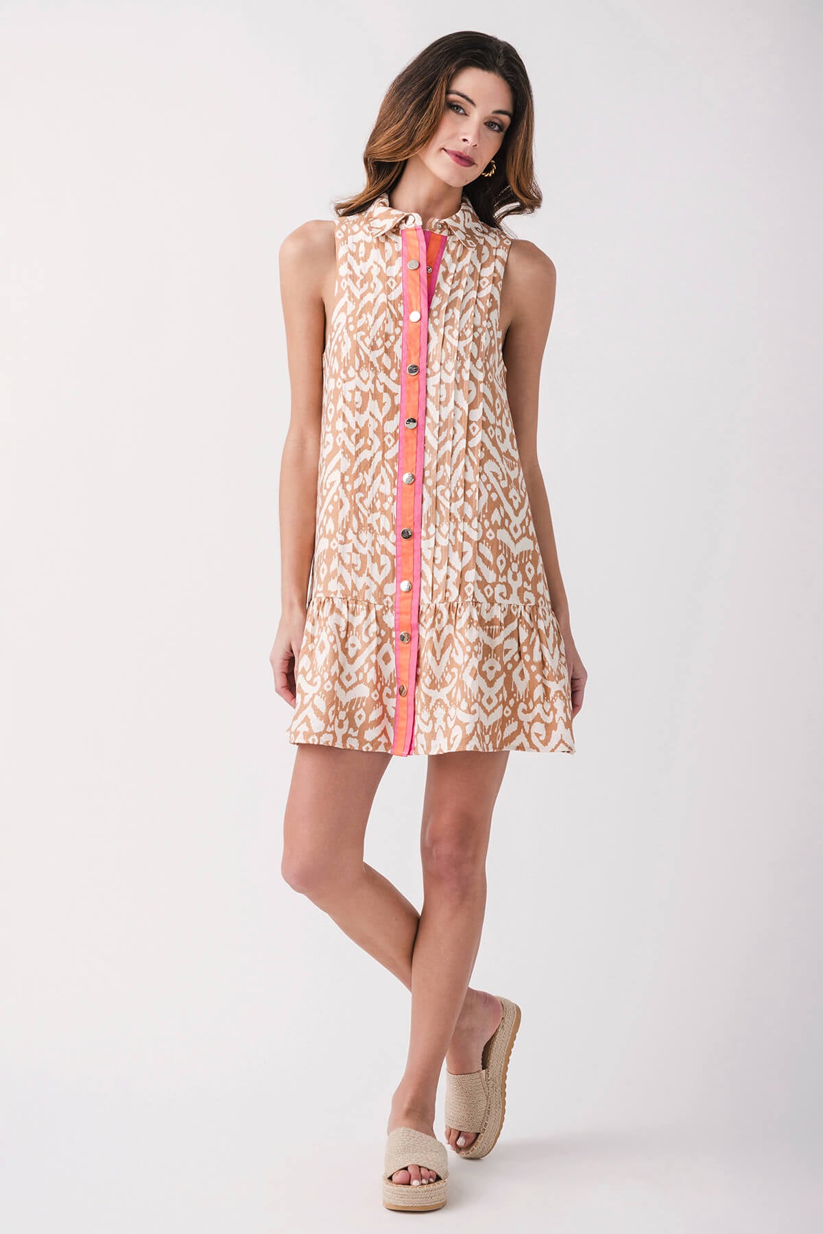 THML Sleeveless Printed Dress