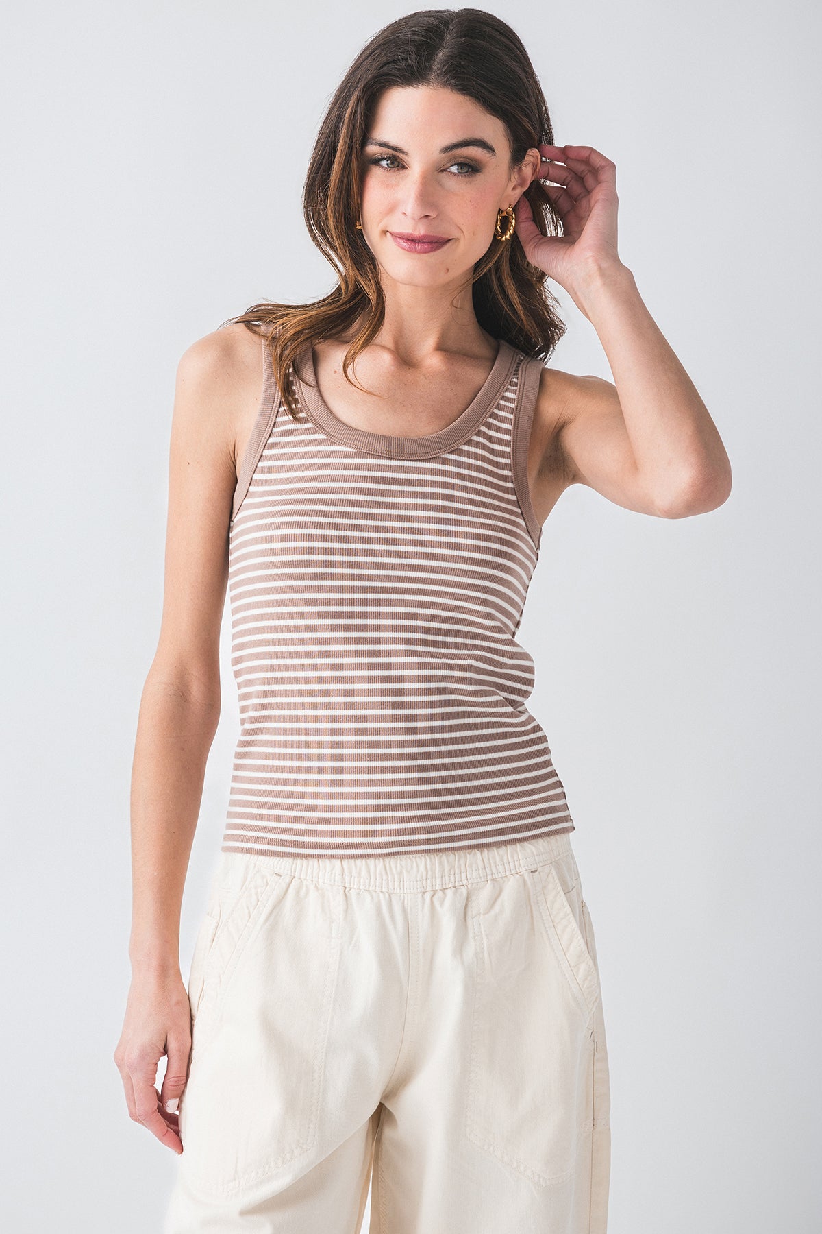 Z Supply Elin Stripe Rib Tank