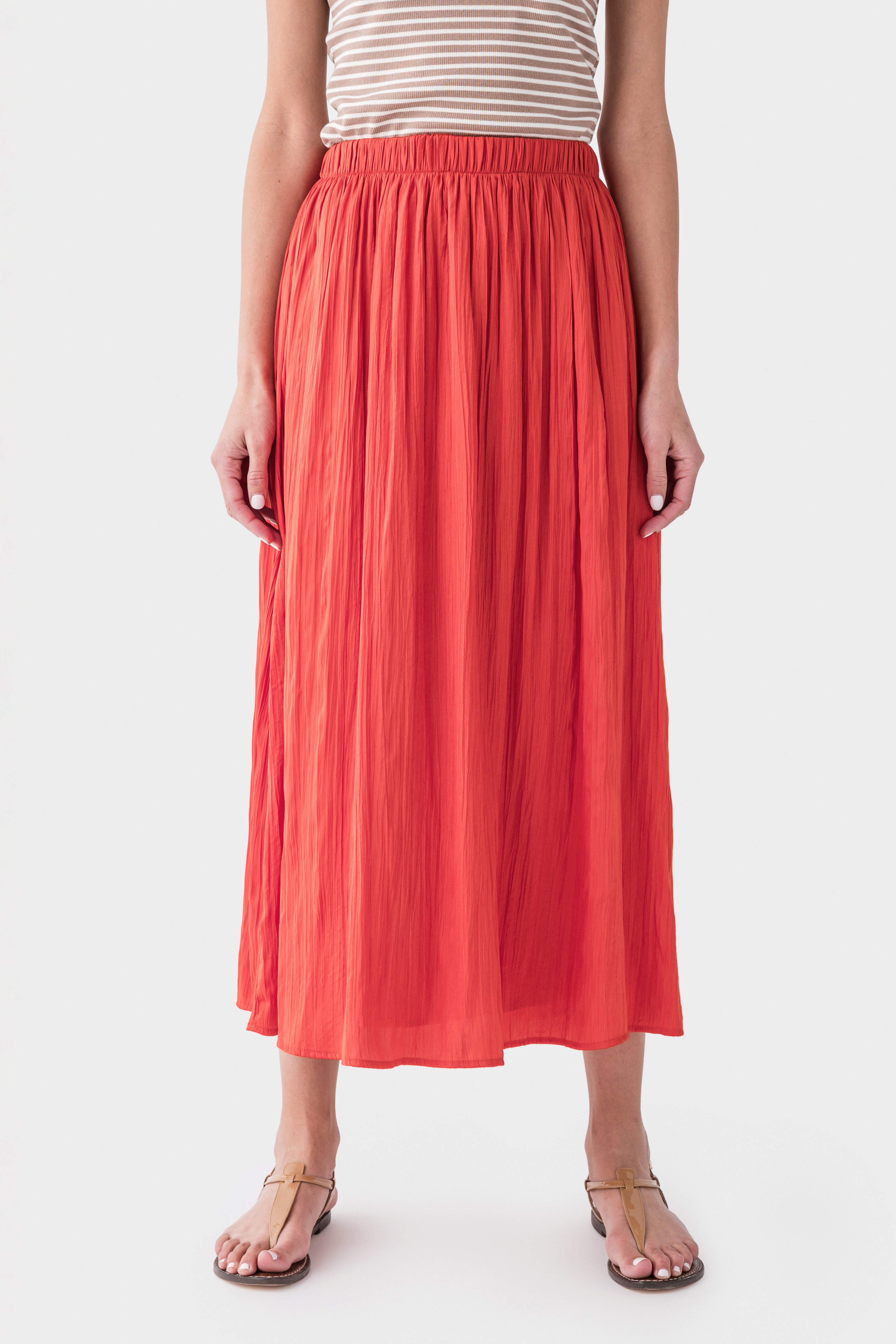 Z Supply Nicoline Crinkle Midi Skirt