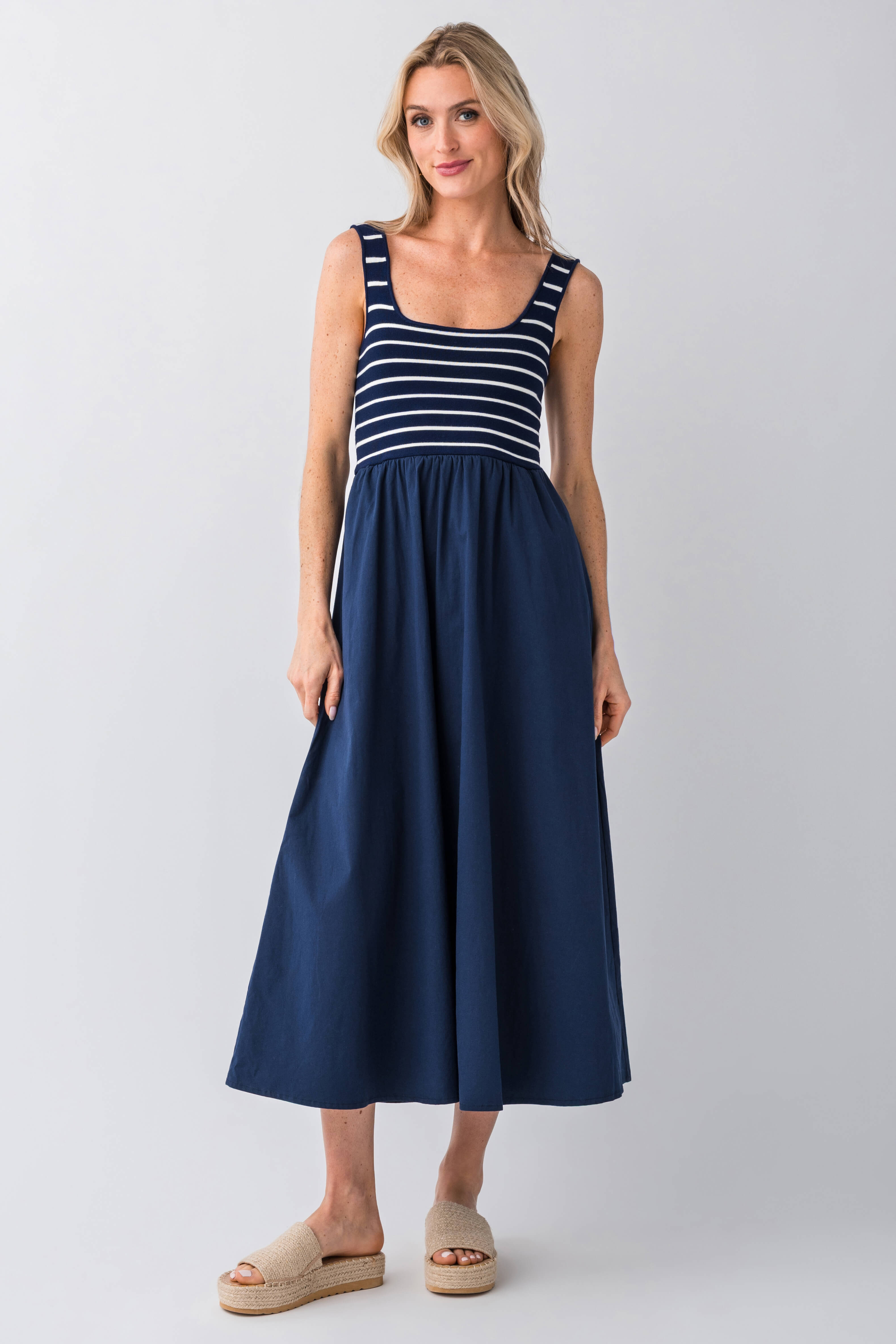 All Row Striped Lucinda Dress