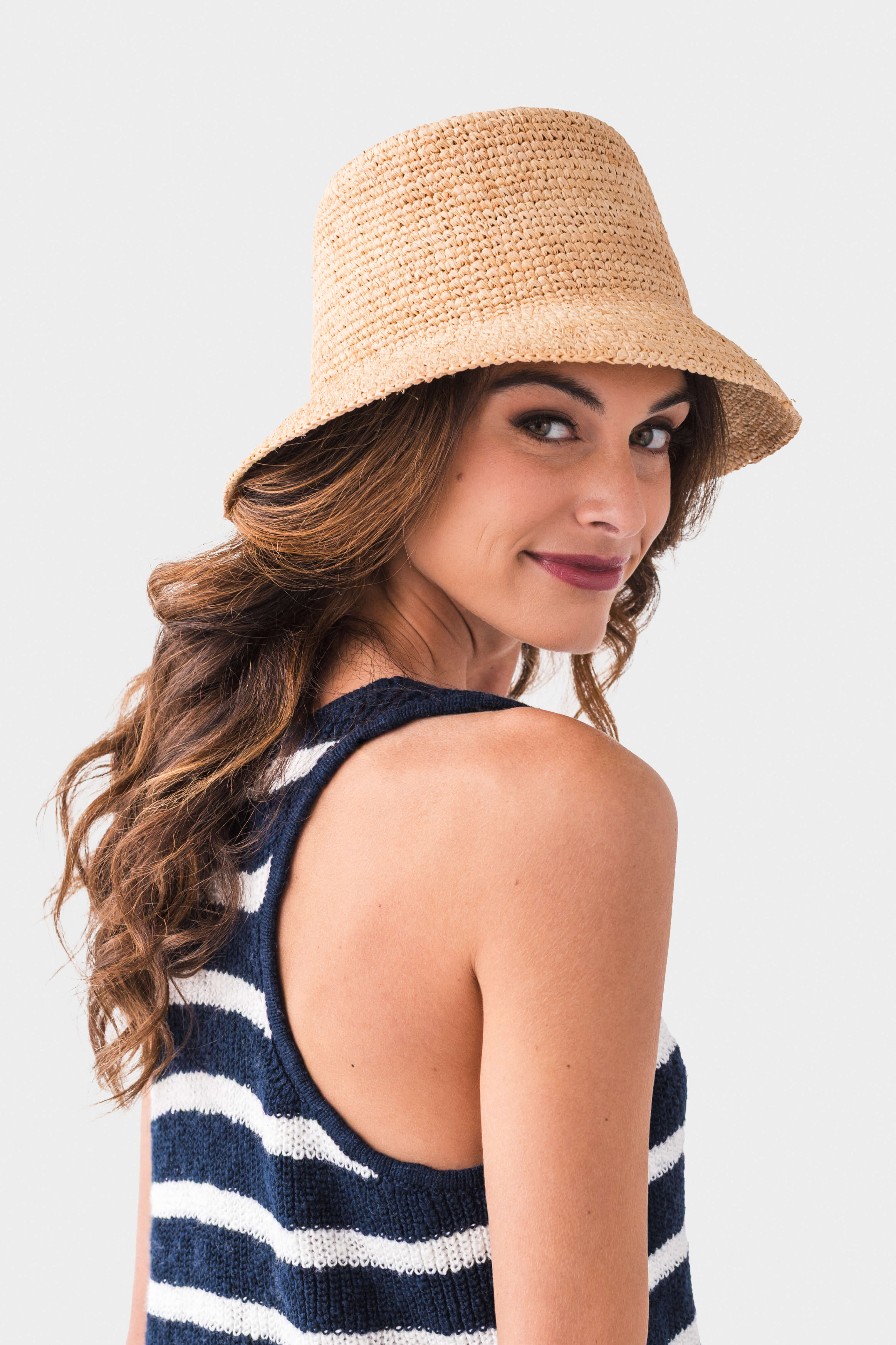 Augustine Hat Co. Isla Raffia Bucket Hat